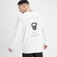 MP T-shirt met 'Leg Day'-opdruk met lange mouwen voor heren - Wit