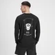 MP T-shirt met 'Leg Day'-opdruk met lange mouwen voor heren - Zwart