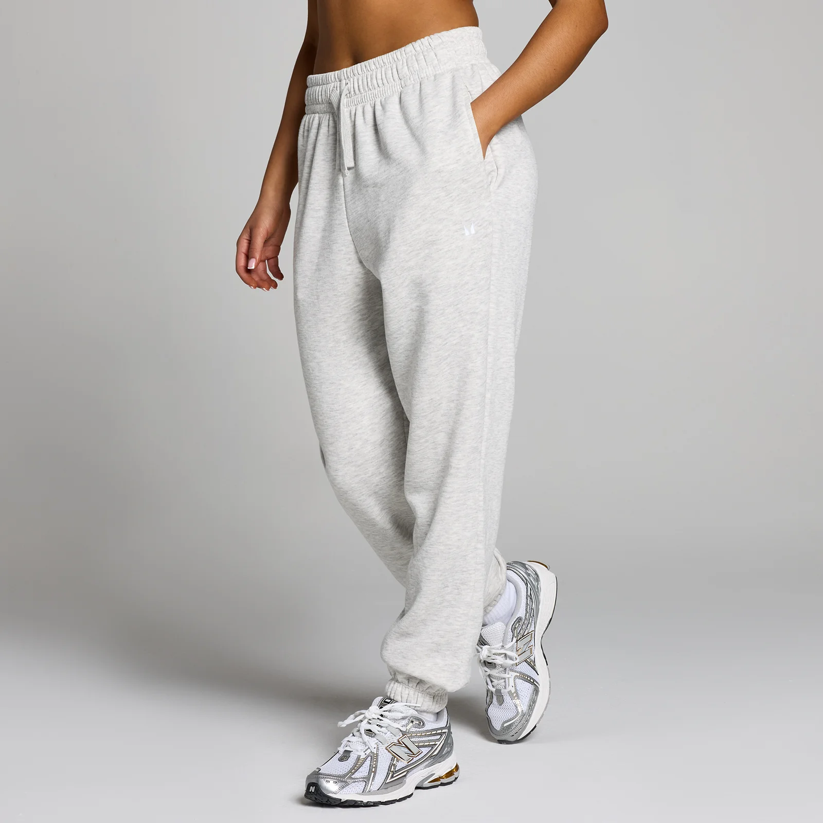 MP Basics joggingbroek voor dames - Gemêleerd lichtgrijs - XXS Afbeelding 1