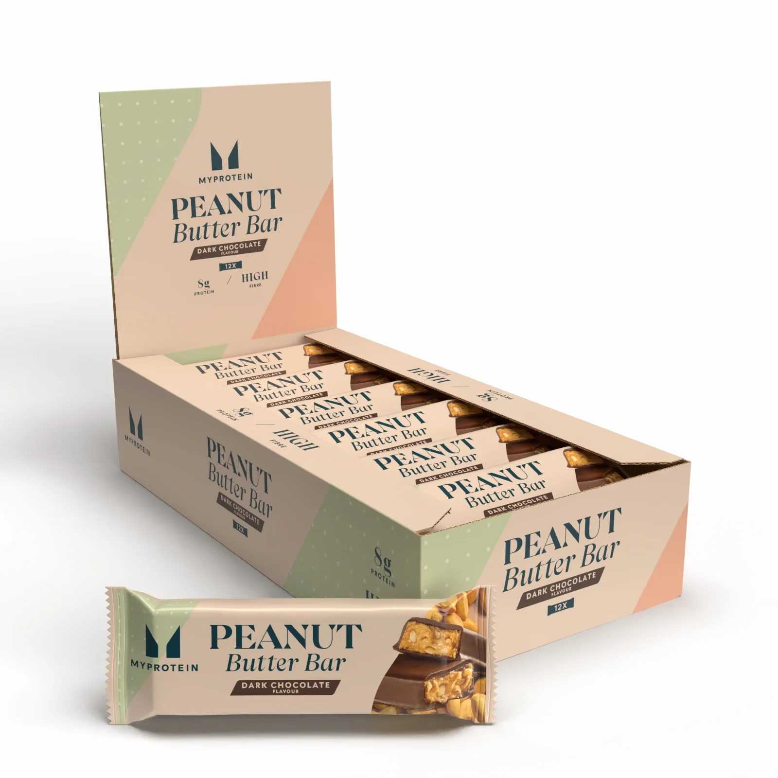 Peanut Butter Bar - 12 x 38g - Pindakaas Afbeelding 1