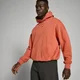 MP Tempo hoodie met verwassen afwerking voor heren - Verwassen baksteenrood