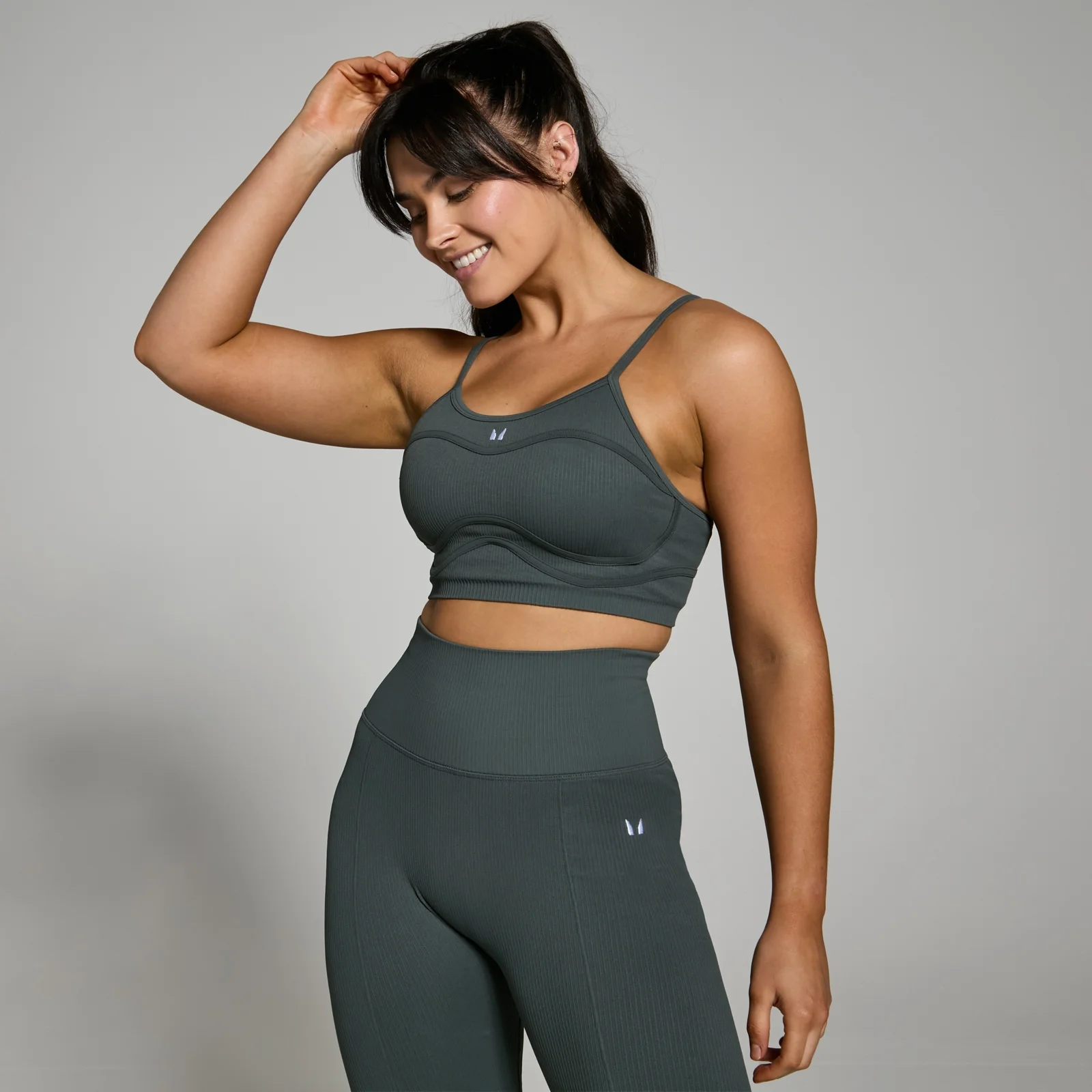 MP Lifestyle beha van ribstof - Schaduwzwart - XS Afbeelding 1