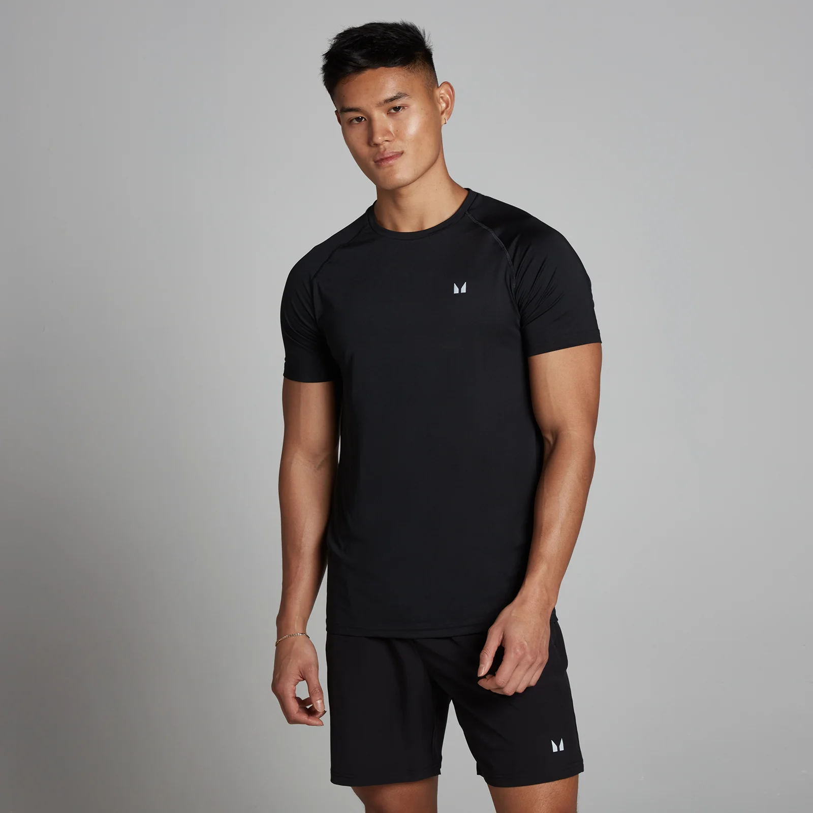 MP trainingsshirt met korte mouwen voor heren - Zwart - XXS Afbeelding 1