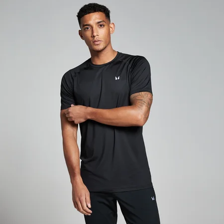 MP trainingsshirt met korte mouwen voor heren - Zwart
