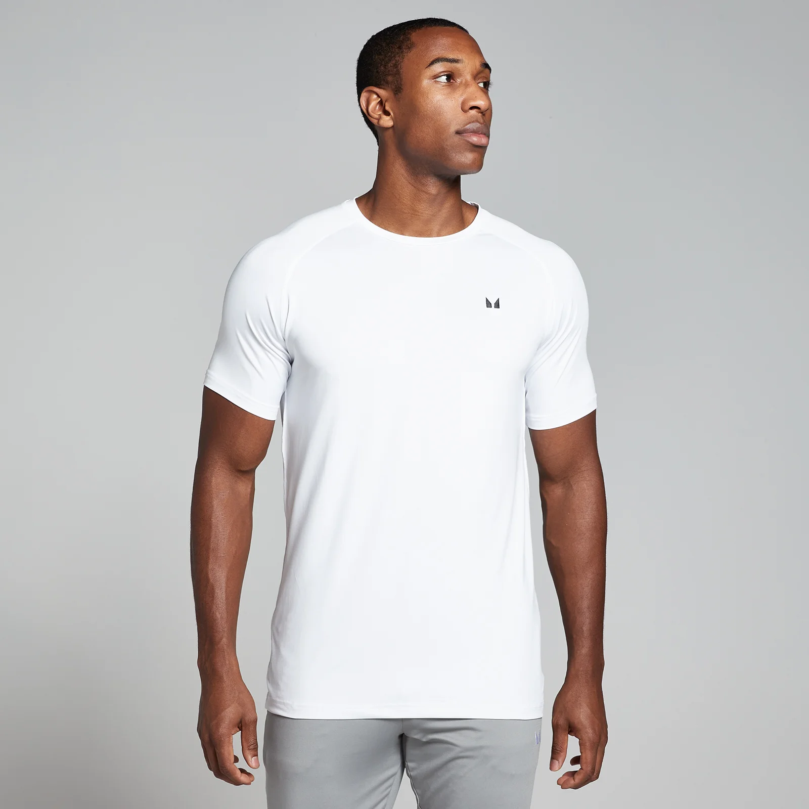 MP trainingsshirt met korte mouwen voor heren - Wit - XXS Afbeelding 1