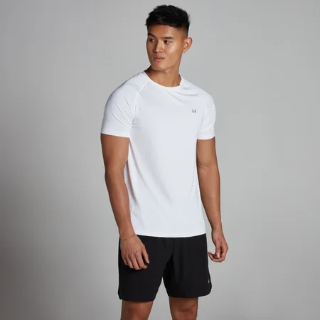 MP trainingsshirt met korte mouwen voor heren - Wit