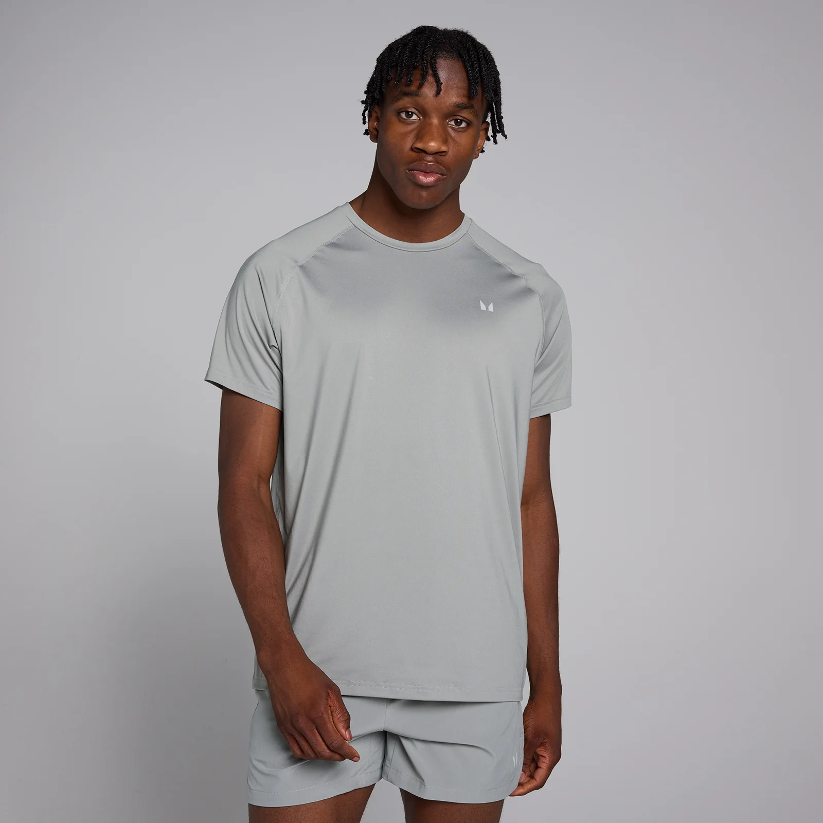 MP trainingsshirt met korte mouwen voor heren - Stormgrijs - S Afbeelding 1