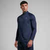 MP trainingstrui met kwartrits voor heren - Marineblauw
