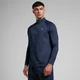 MP trainingstrui met kwartrits voor heren - Marineblauw