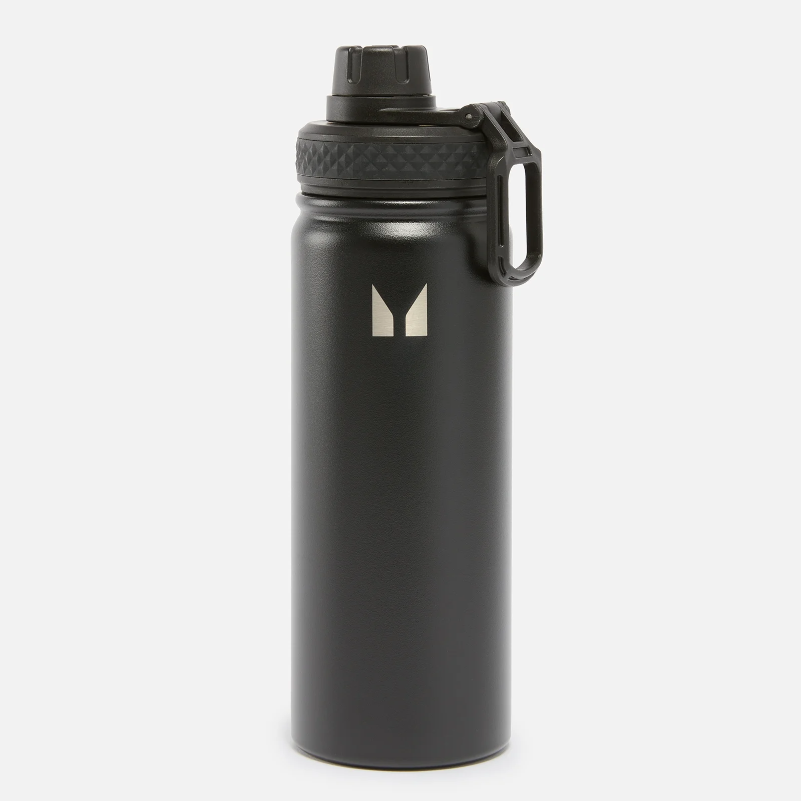 Medium metalen waterfles - Zwart Afbeelding 1