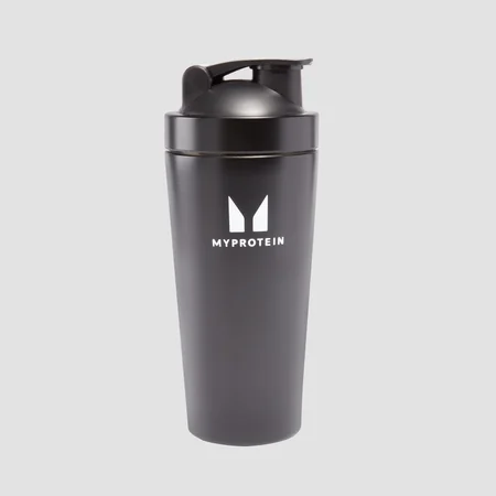 Myprotein shaker van gerecycled metaal - Zwart