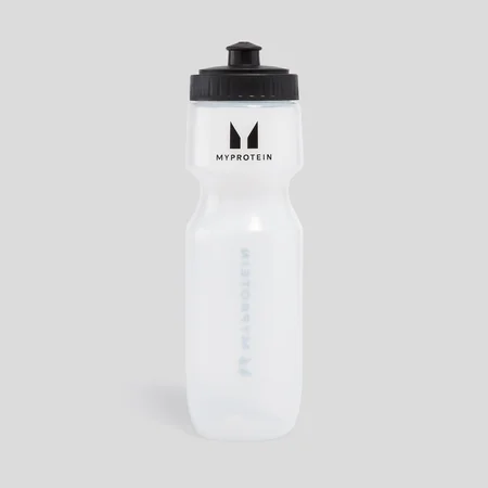 Myprotein sportieve waterfles - Transparant/Zwart