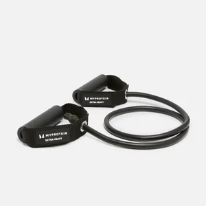 Myprotein weerstandsband met handvatten - Extra zwaar - Zwart - Colour Black