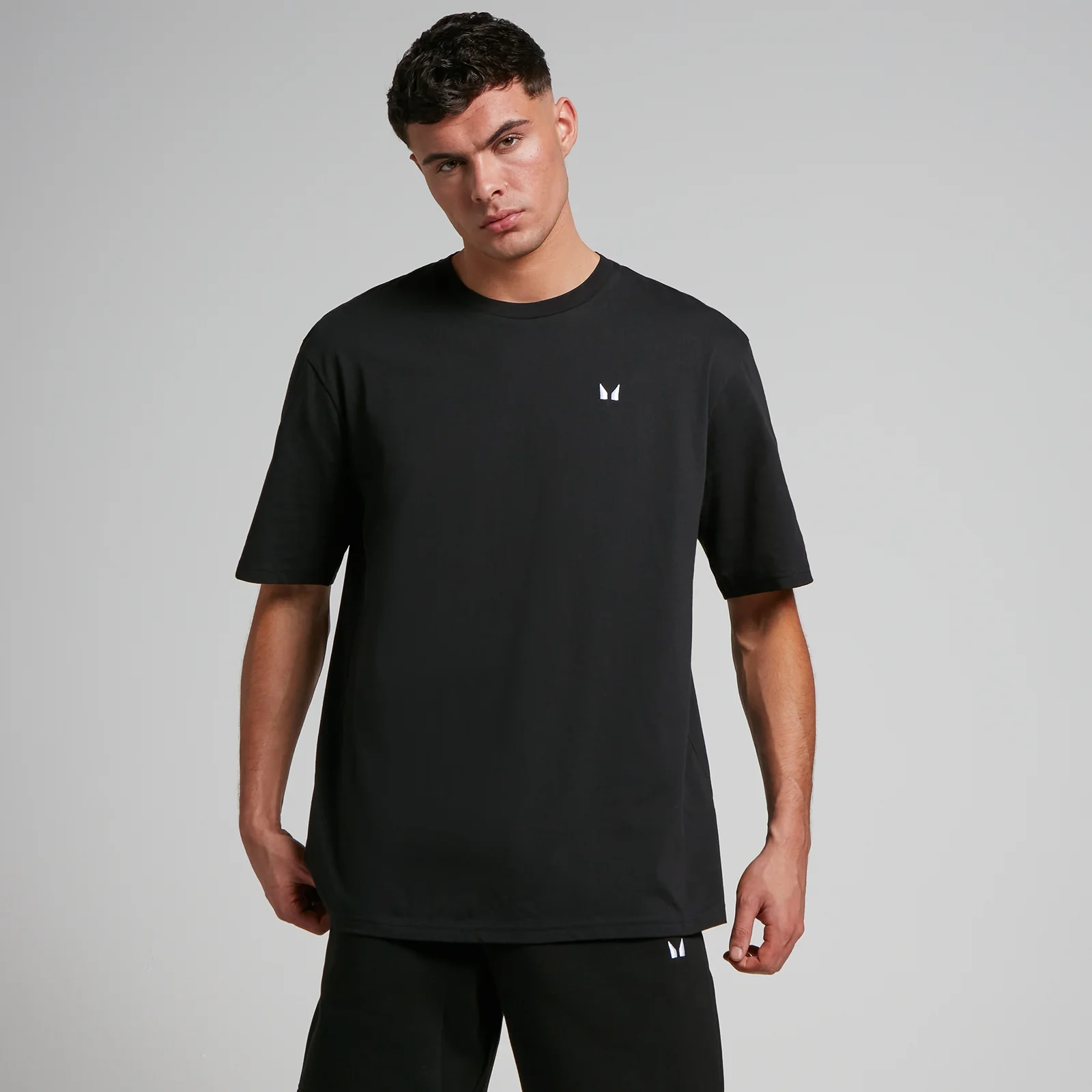 MP Rest Day oversized T-shirt voor heren - Zwart - XXS Afbeelding 1