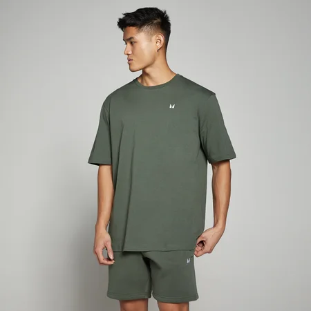 MP Rest Day oversized T-shirt voor heren - Thijmgroen