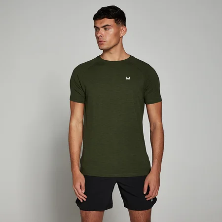 MP Performance T-shirt met korte mouwen voor heren - Gemêleerd legergroen