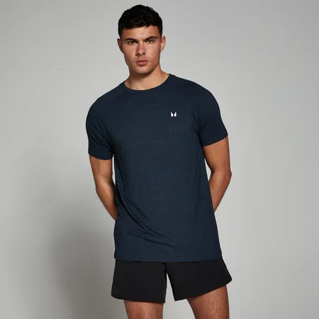 MP Performance T-Shirt met korte mouwen voor heren - Gemêleerd marineblauw