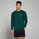 MP Performance shirt met lange mouwen voor heren - Gemêleerd donkergroenblauw