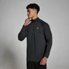 MP Performance shirt met kwartrits voor heren - Gemêleerd zwart