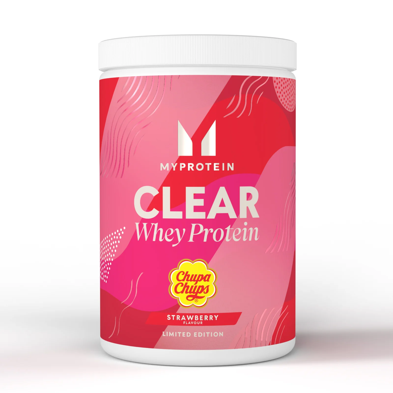 Clear Whey – Chupa Chups® aardbeiensmaak - 20servings - Chupa Chups® - Strawberry Afbeelding 1