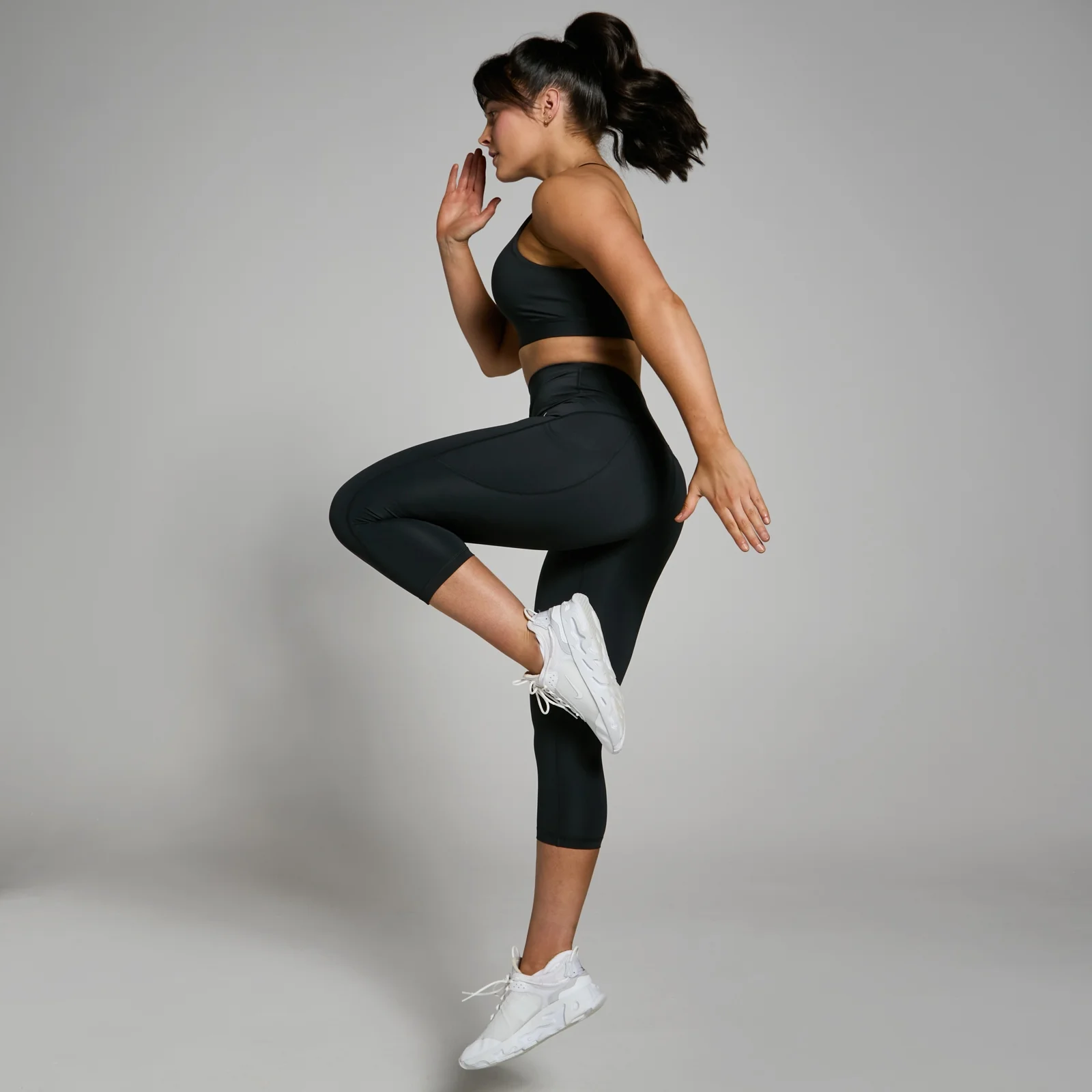 MP Power driekwartslegging voor dames Zwart MYPROTEIN™