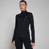 MP Training sporttrui met kwartrits voor dames - Zwart