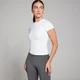 MP Tempo T-shirt met nauwsluitende pasvorm en korte mouwen voor dames - Wit