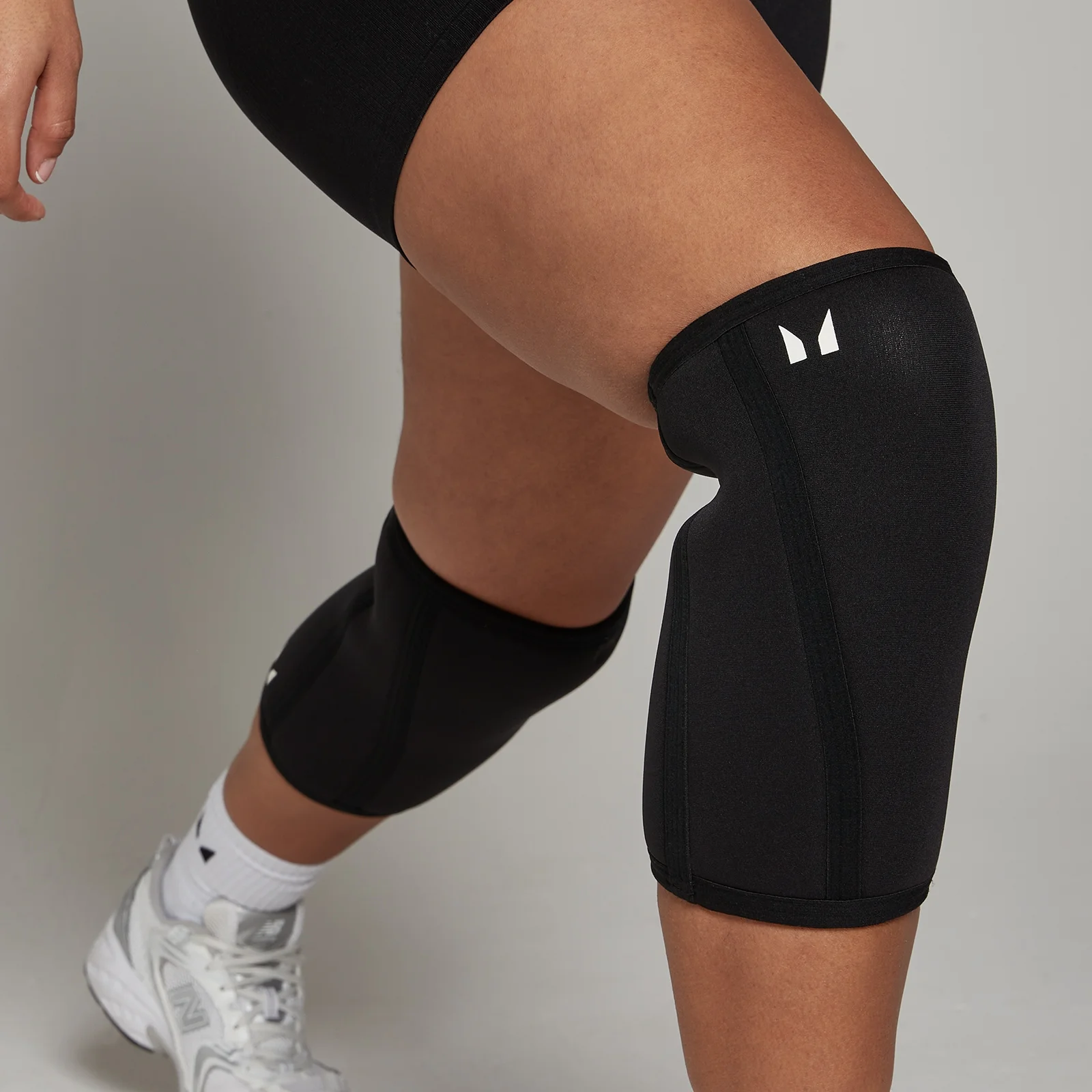 MP Unisex Paar Trainingskniebeschermers - Black - XS Afbeelding 1