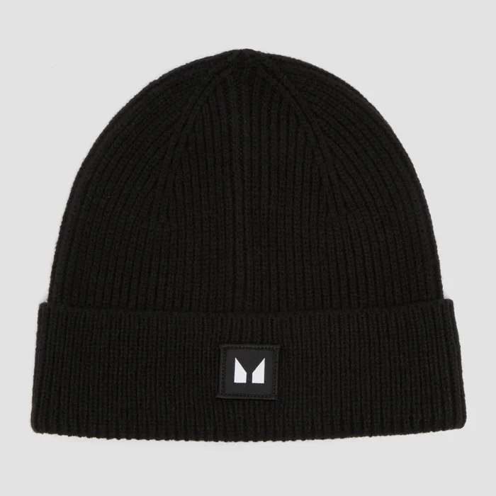 MP beaniemuts - Zwart
