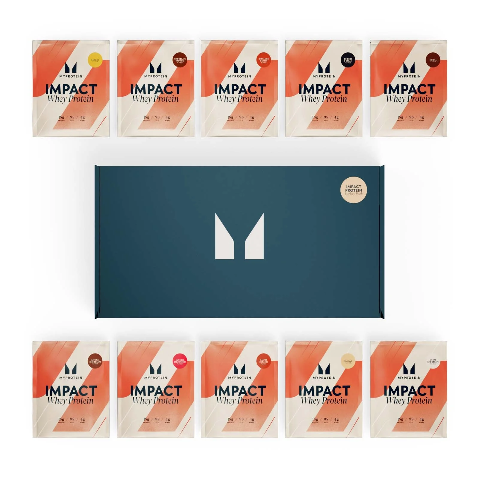 Impact Protein-mix (verpakking met verschillende smaken) Afbeelding 1
