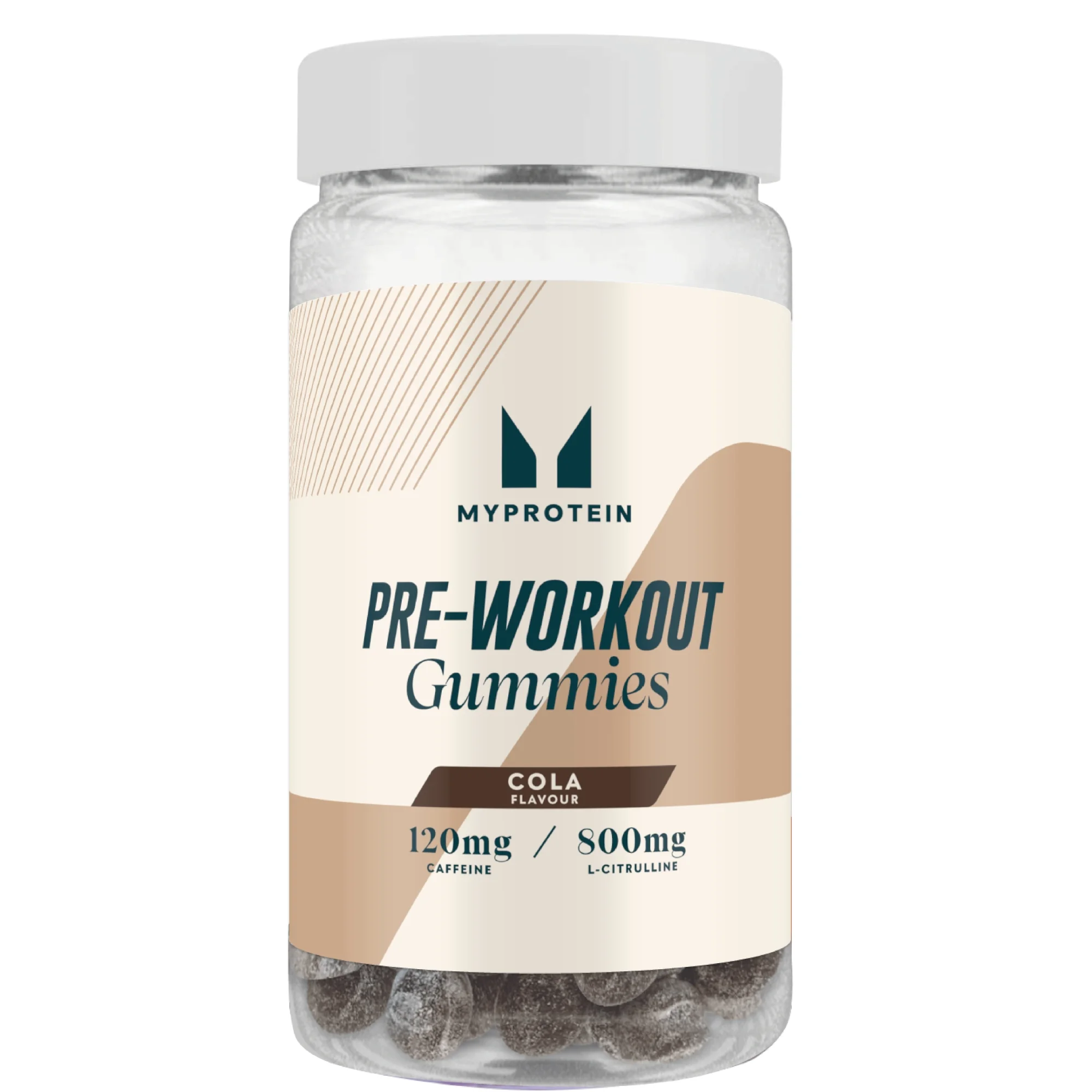 Pre-Workout Gummies - 120 GUMMIES - 30servings - Cola Afbeelding 1