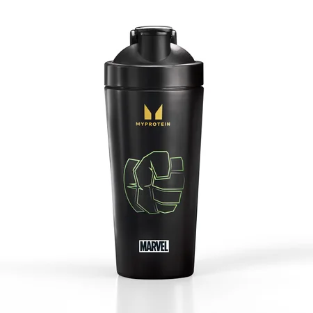 Myprotein Hulk shaker van gerecycled metaal - Zwart