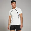 MP Heren Tempo Panel T-Shirt - Wit