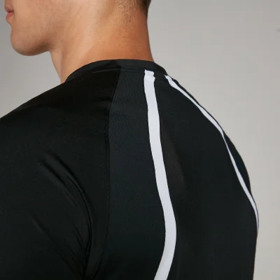MP Heren Tempo Panel T-Shirt - Zwart - M Afbeelding 6