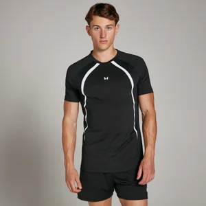 MP Heren Tempo Panel T-Shirt - Zwart - Size XS