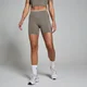 MP Tempo fietsshort met contrasterende textuur voor dames - Espressobruin