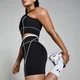 MP Tempo fietsshort met contrasterende textuur voor dames - Zwart