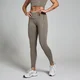 MP Tempo legging met contrasterende textuur voor dames - Espressobruin