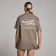 MP Health & Wellness Graphic oversized T-shirt voor dames - Espressobruin