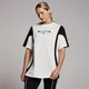 MP Tempo Contrast Retro oversized T-shirt voor dames - Wit