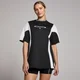 MP Tempo Contrast Retro oversized T-shirt voor dames - Zwart