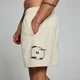 MP Tracking Graphic sweatshort voor heren - Naturel