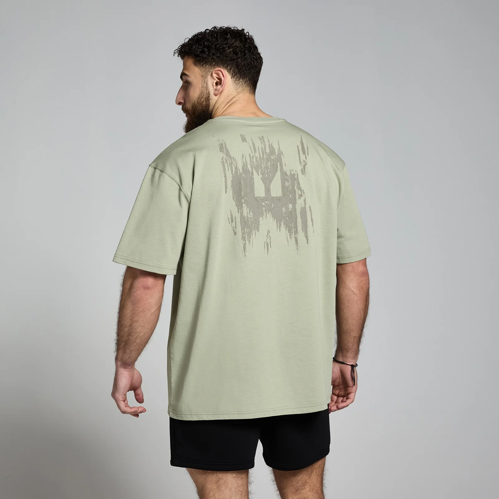 MP Clay Graphic T-shirt - Zeegras - XXL-XXXL Afbeelding 1