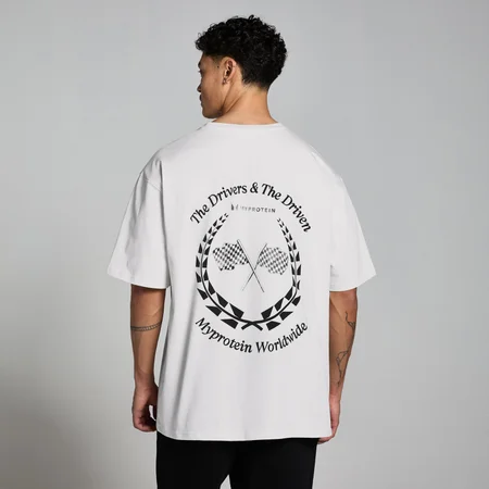 MP World Wide Graphic T-shirt - Natuurlijke roomkleur