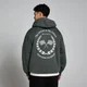 MP World Wide Graphic hoodie - Verwassen zwart