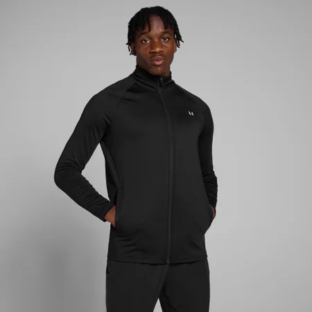 MP Training hardloopshirt met rits voor heren - Zwart