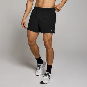 MP geweven trainingsshort met binnenbeenlengte van 13 cm voor heren - Zwart - Size L