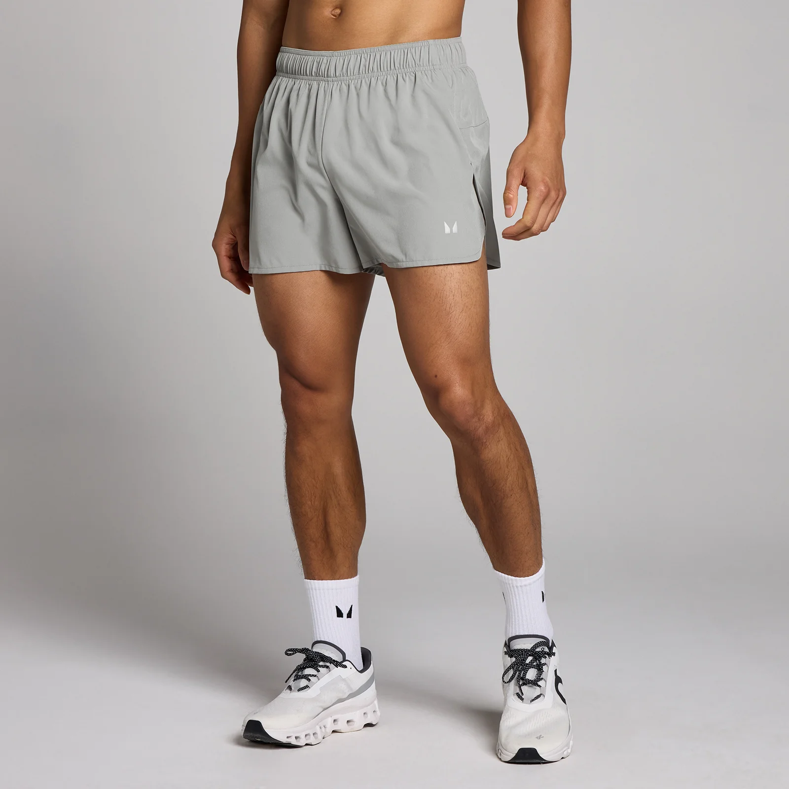 MP trainingsshort met binnenbeenlengte van 8 cm voor heren - Stormgrijs - XS Afbeelding 1