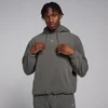 MP hoodie van fleecestof voor heren - Metaalgrijs