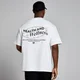 MP Health & Wellness Graphic oversized T-shirt voor heren - Wit